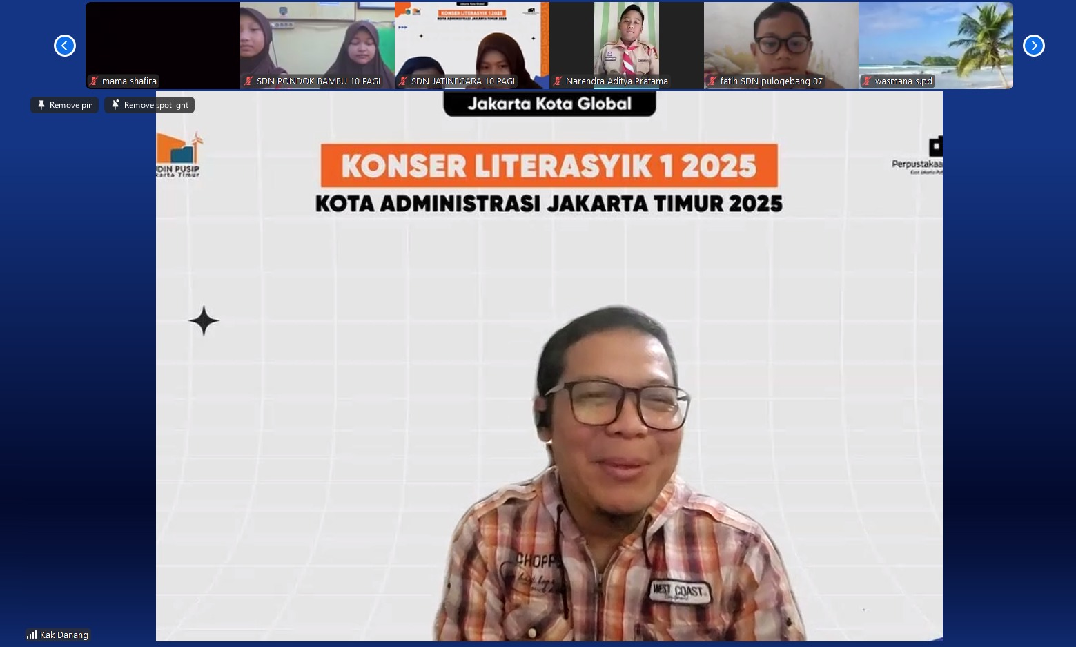 Konser LiterAsyik 1 Kota Administrasi Jakarta Timur Tahun 2025